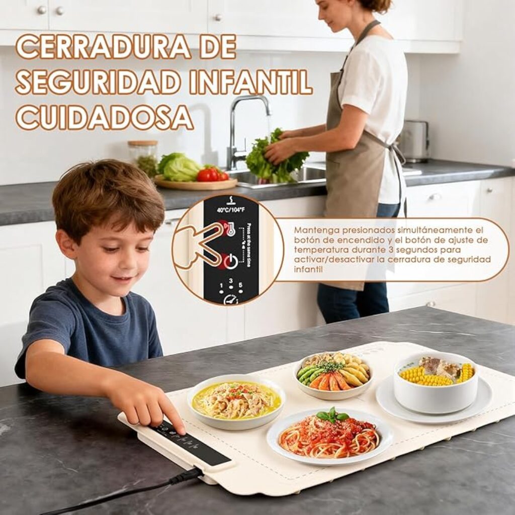 bandeja calentar comida