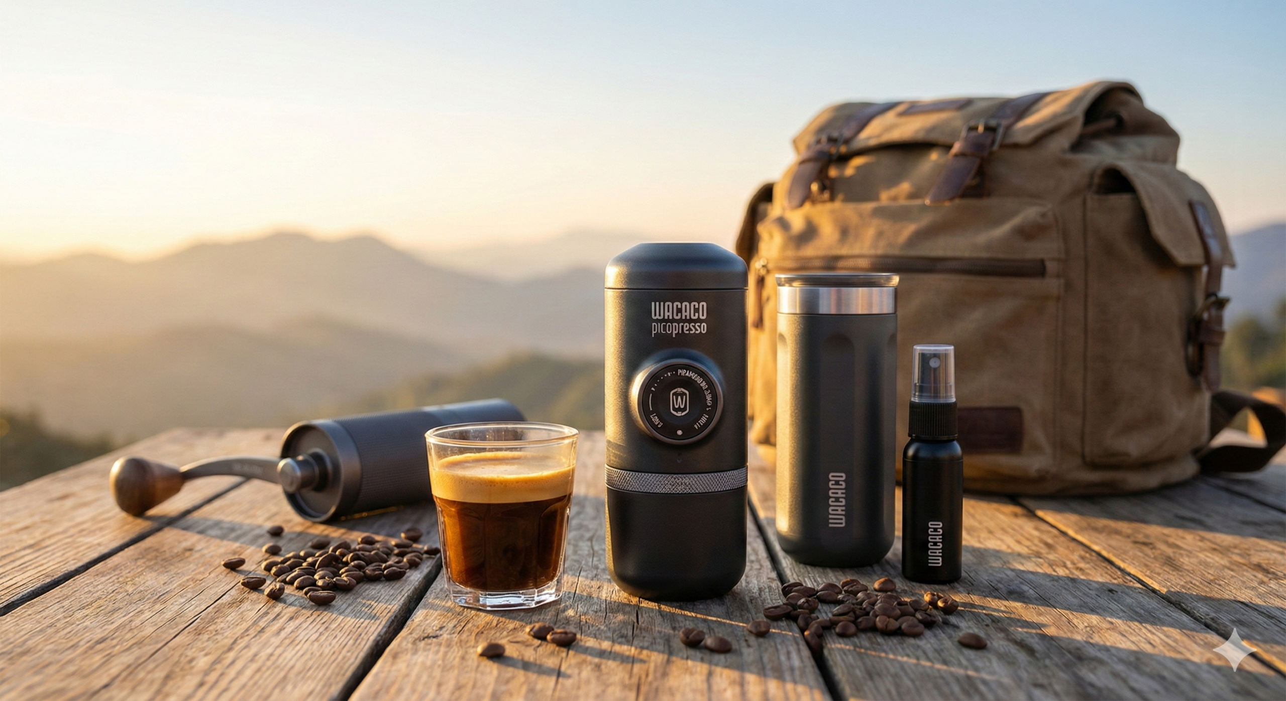 Cafetera portatil de viaje