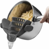 Colador con clip para ollas: di adiós al circo de escurrir pasta 🥘💦